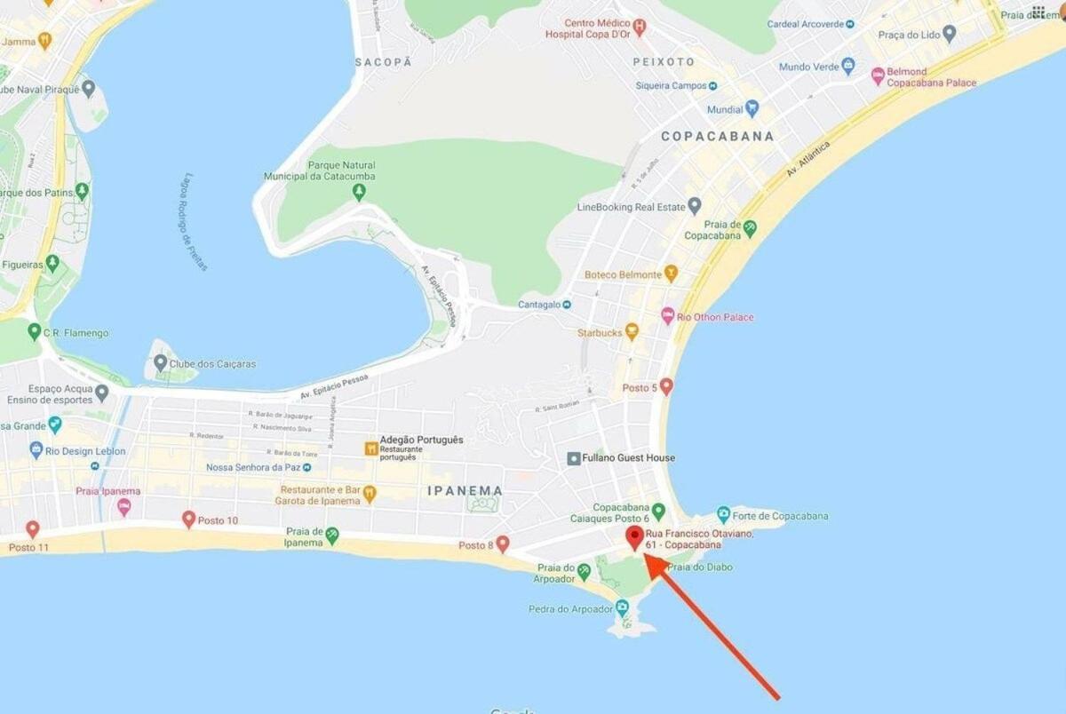 Flat Praia De Copacabana Ipanema - Pe Na Areia Rio de Janeiro Luaran gambar